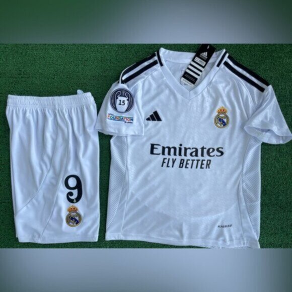 2024/25 Real Madrid kids soccer jersey youth Mbappe - Picture 2 of 10